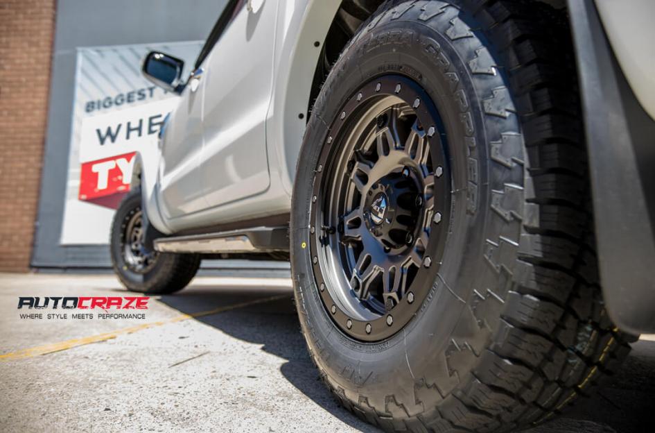FORD RANGER HOSTAGE III MATTE ANTHRACITE WITH BLACK RING